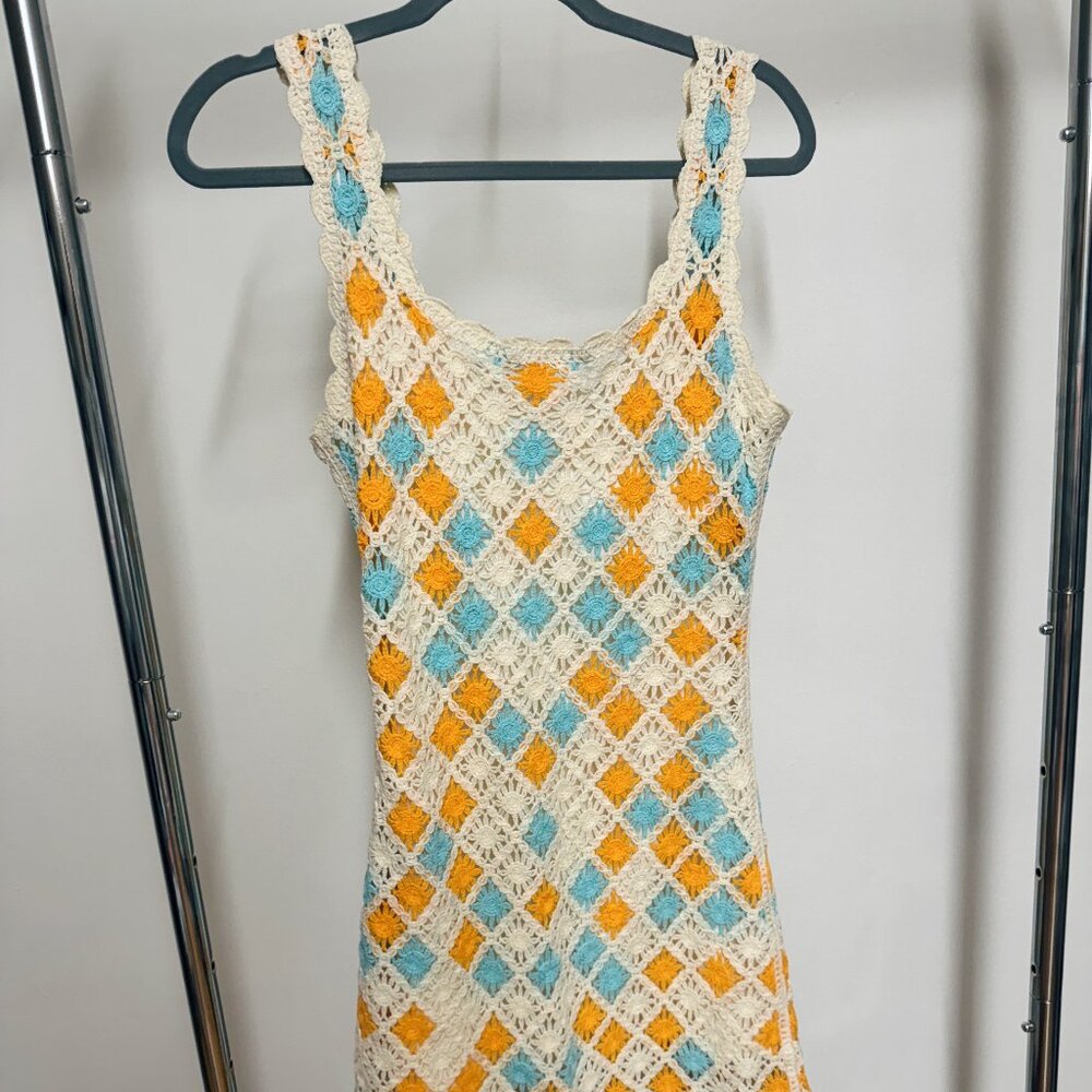 Crochet Mini Dress